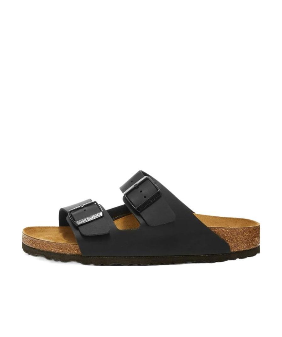 Birkenstock Arizona Buckle-fastening Sandals In Black