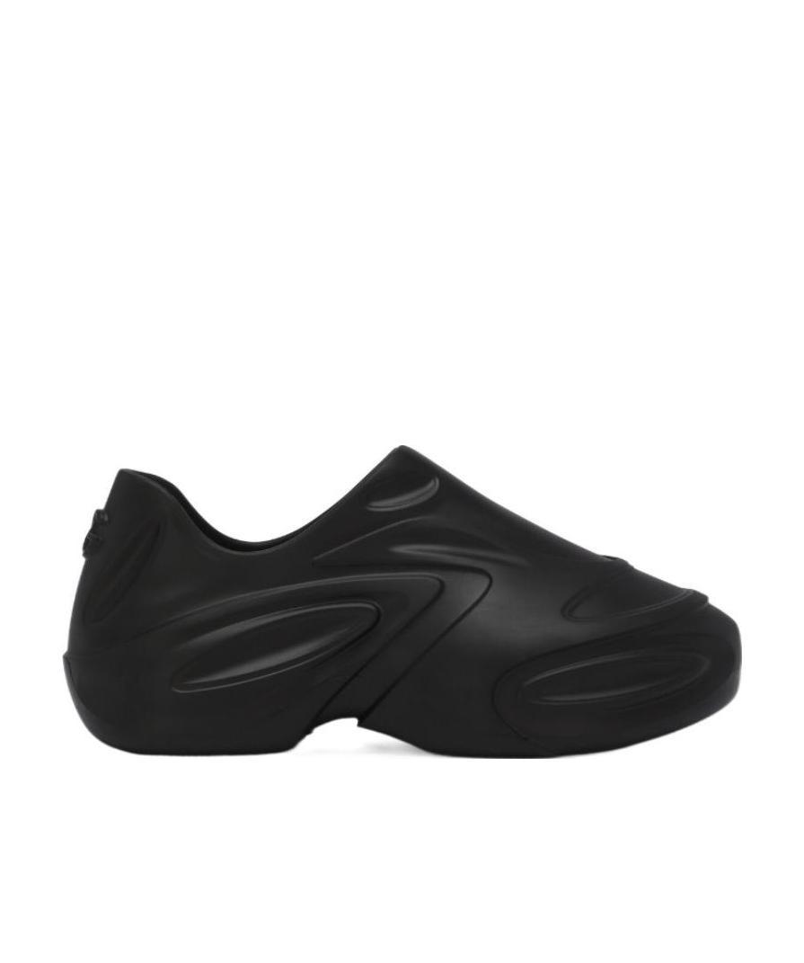 Dolce & Gabbana Dolce Gabbana Toy Round-toe Sneakers In Black