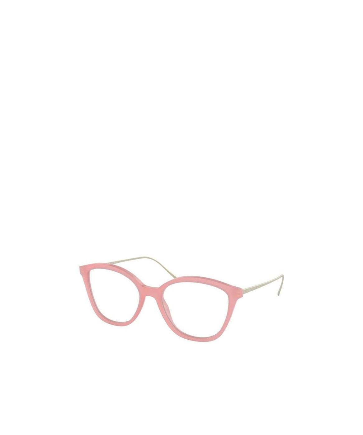 Prada Logo Flat Mirror In Pink