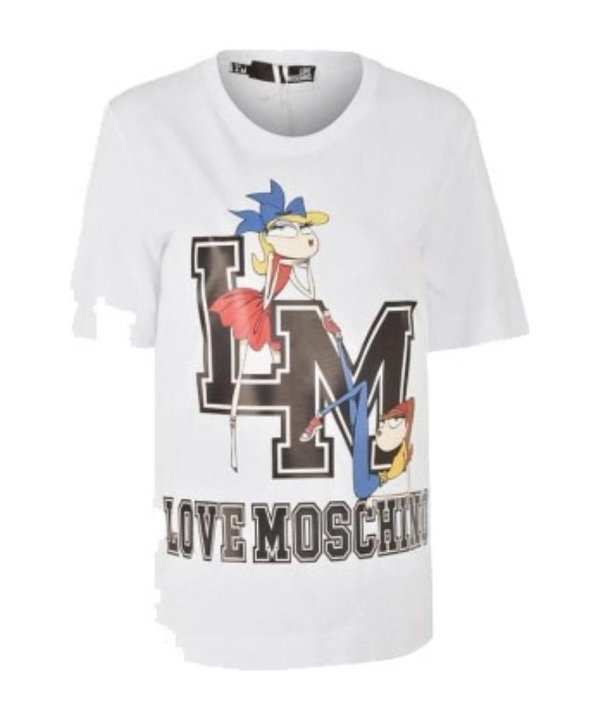 Moschino Printed T-shirt In White