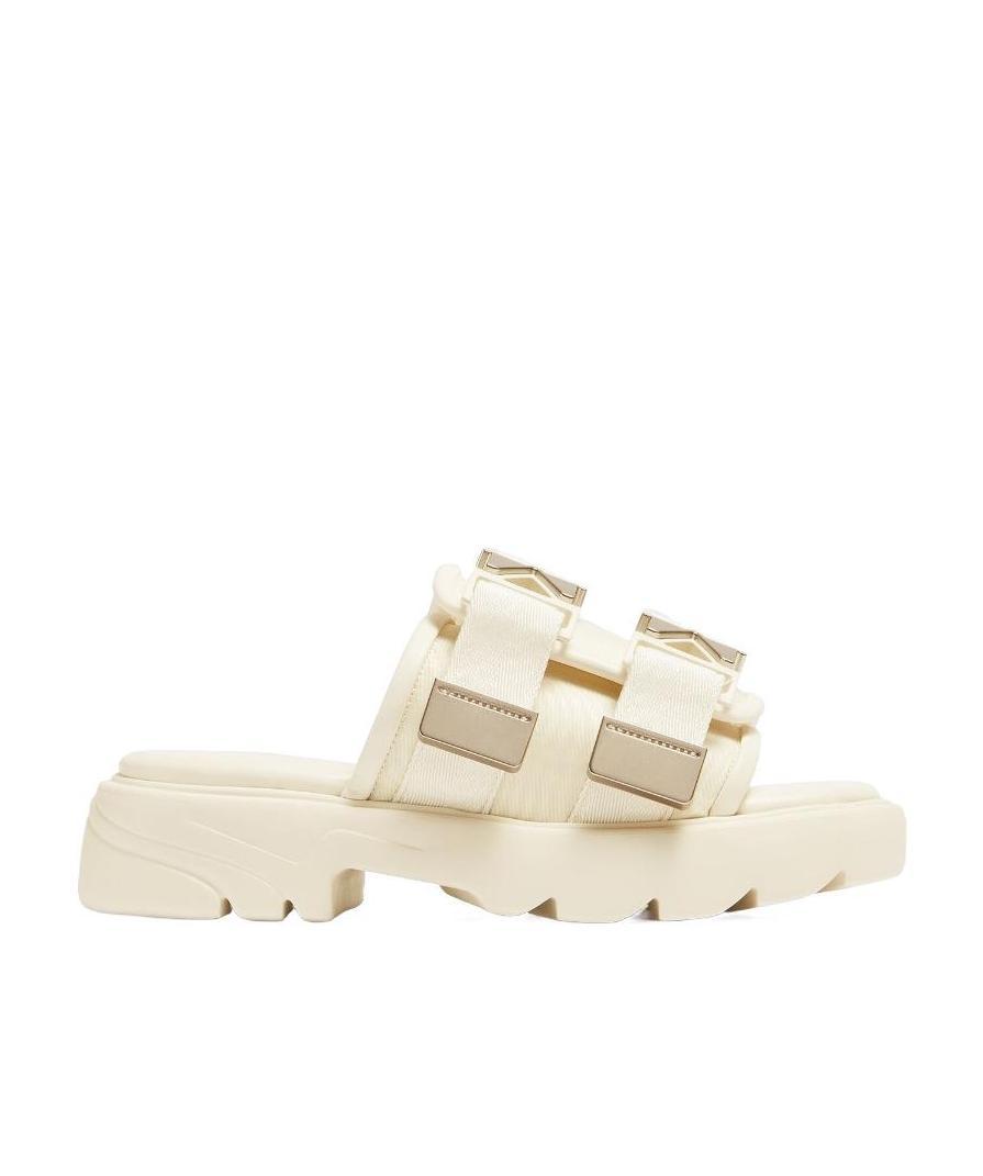 Bottega Veneta Slippers And Clogs Fabric Beige Rope In Nude