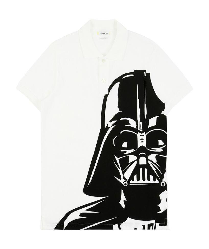 ICEBERG PRINTED PATTERN POLO SHIRT