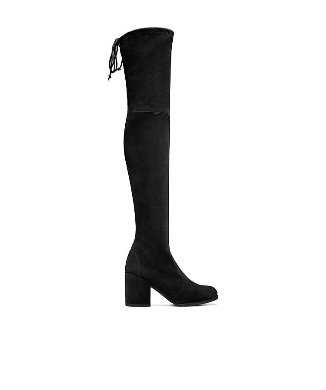 Stuart Weitzman Tieland High-heeled Over-the-knee Boots In Black