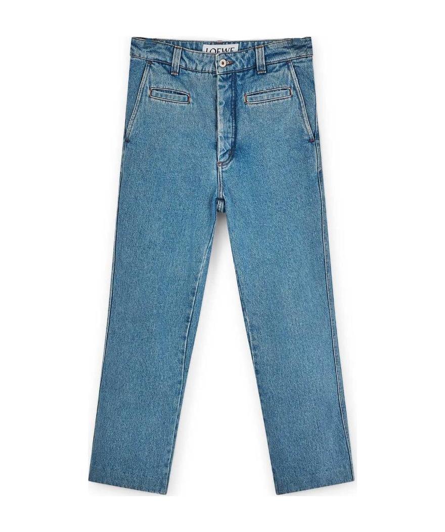 Loewe Tannin Blue Jeans In Blue
