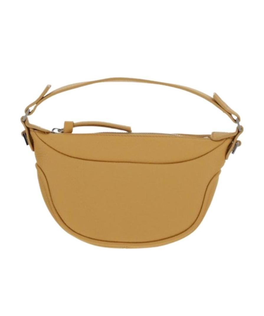 By Far Leather Shoulder Bag In Brown
