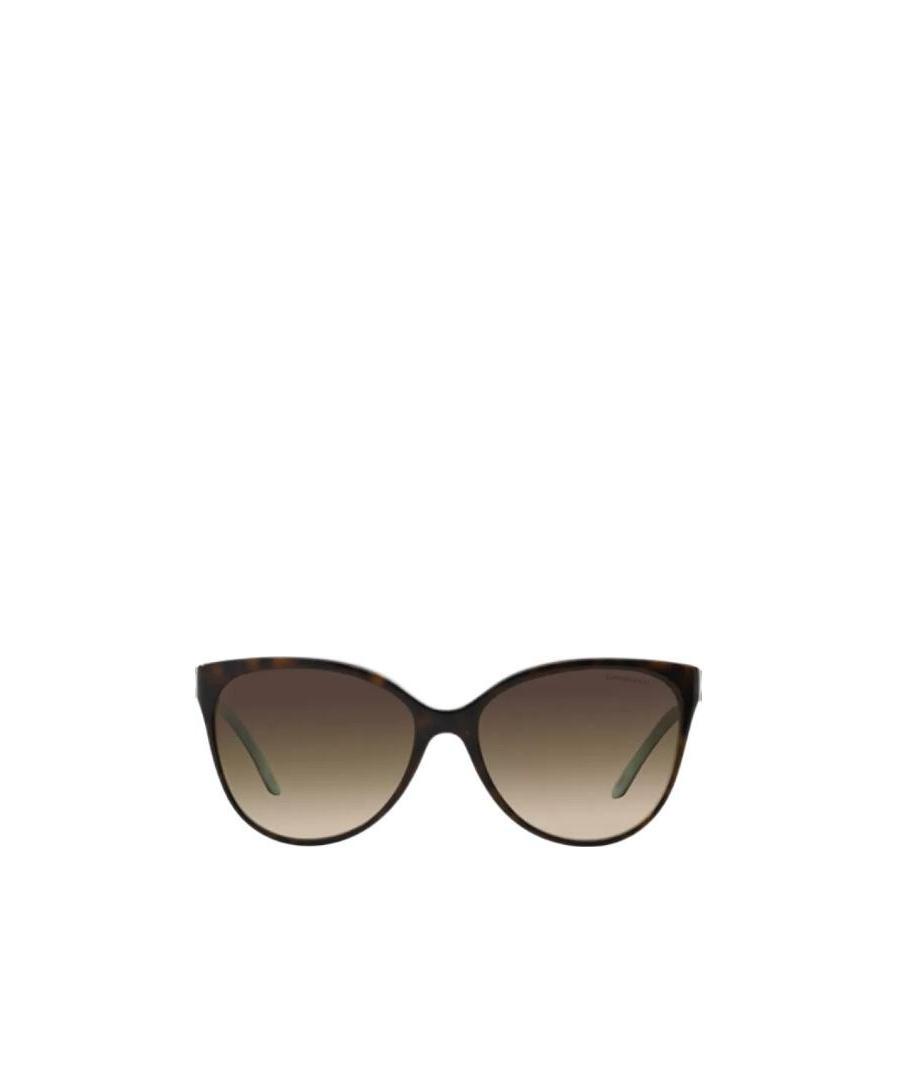 Tiffany & Co Logo Sunglasses In Brown