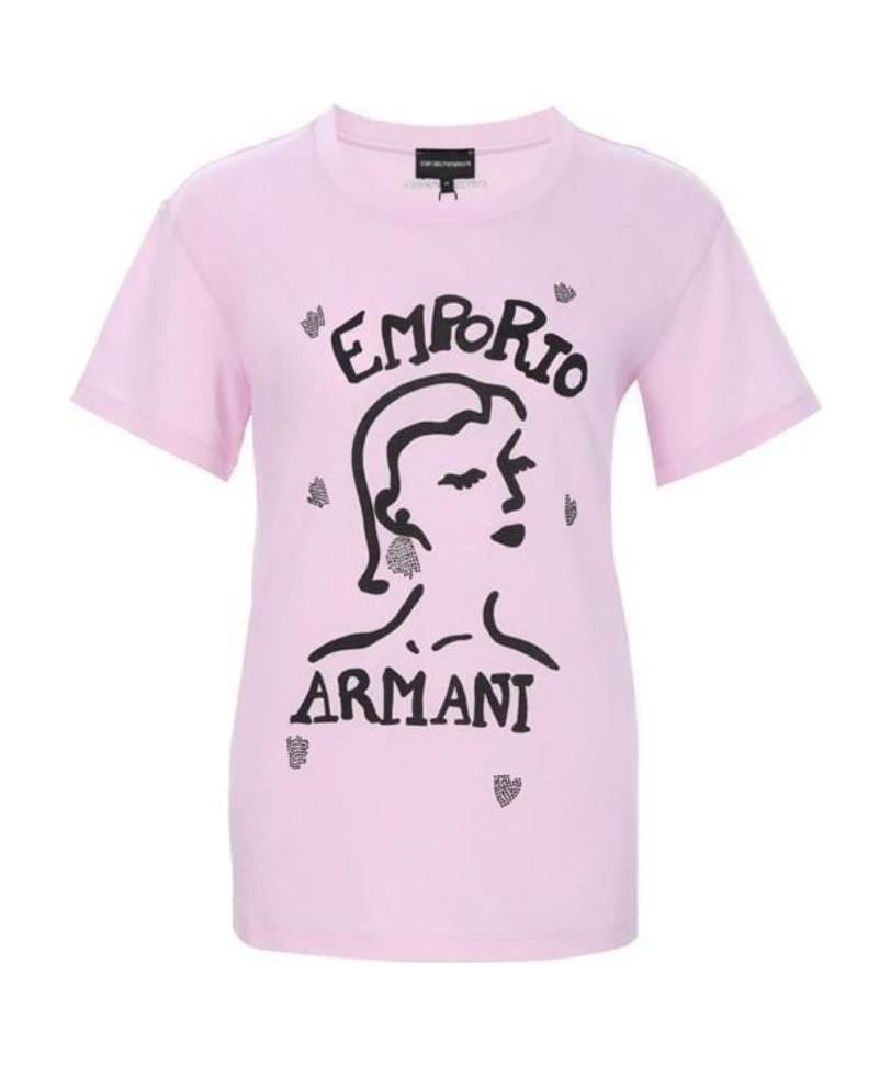 EMPORIO ARMANI PATTERN PRINTED T-SHIRT