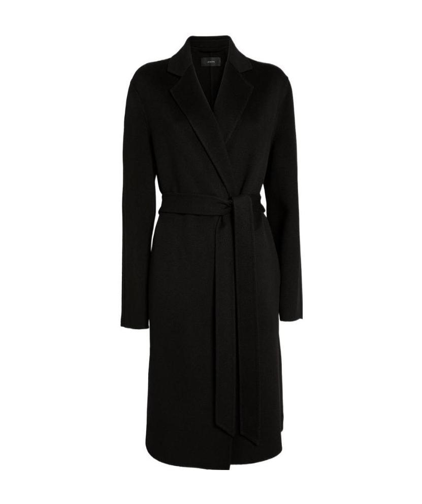 Joseph Cenda Belted Coat In Black