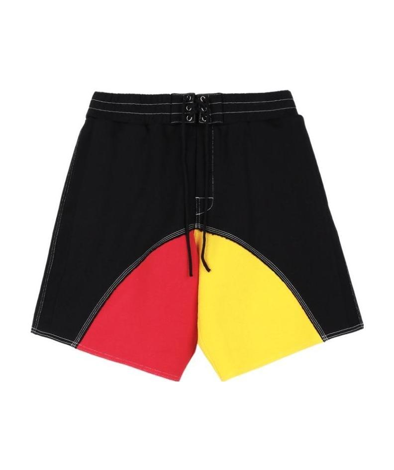 We11 Done Spliced Shorts In Black
