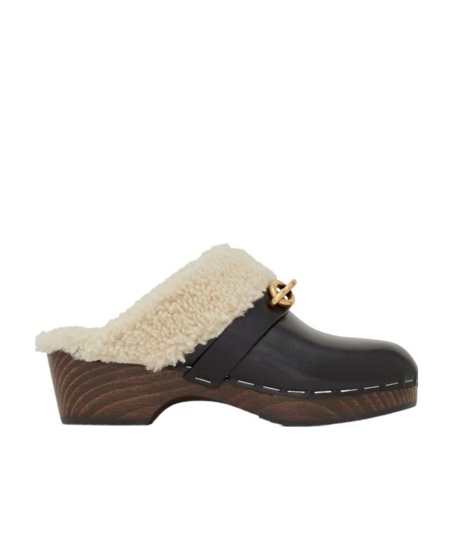 Saint Laurent Toff 15 Clog Mules In Multicolor