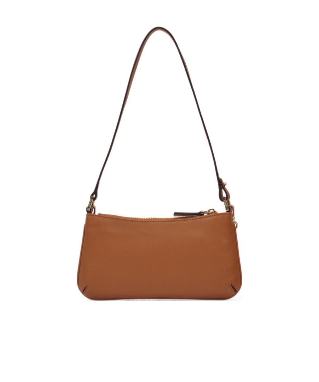 Manu Atelier Mini Pita Shoulder Bag In Brown