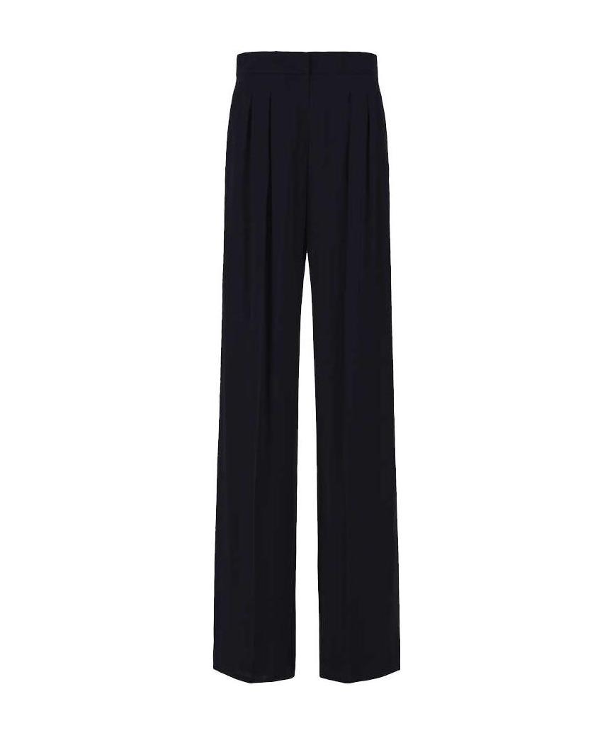 Max Mara Extra Silk Casual Pants In Black