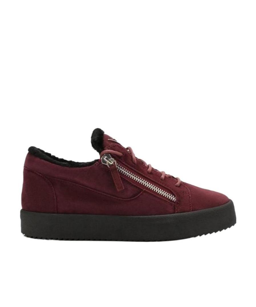 Giuseppe Zanotti Casual Sneakers With Rough Edges In Black