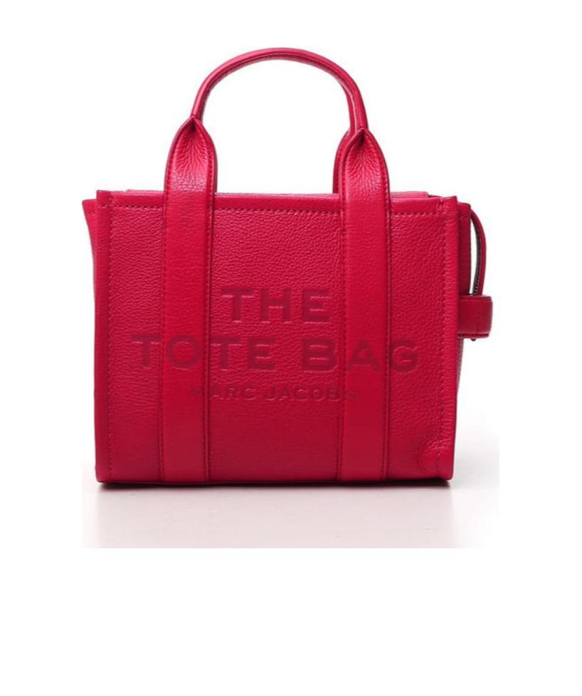 Marc Jacobs Versatile Textured Leather Tote In Red