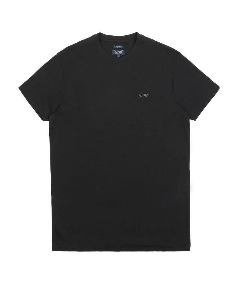 ARMANI JEANS ROUND COLLAR LOGO T-SHIRT