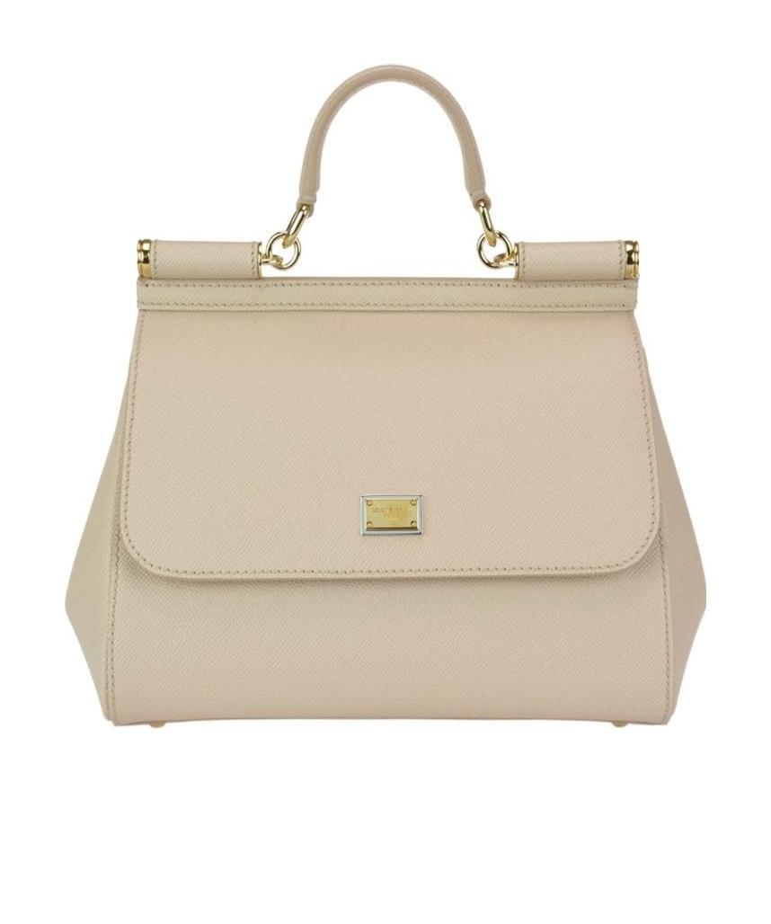 Dolce & Gabbana Medium Sicily Handbag In Nude