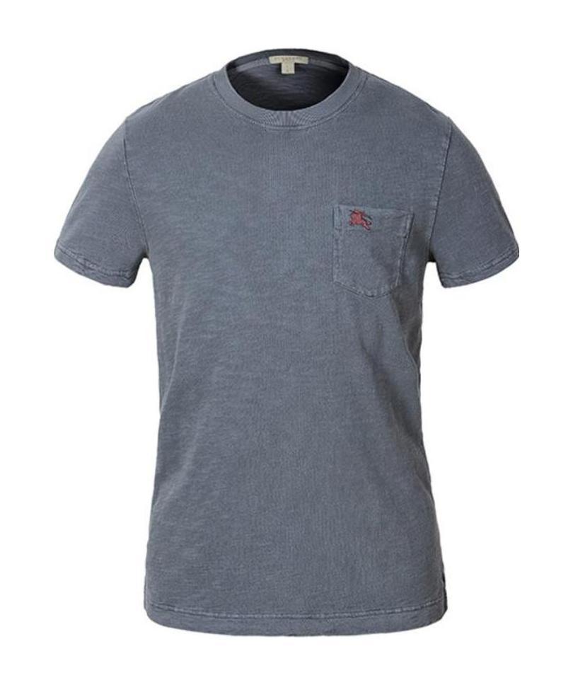 Burberry Logo T-shirt In Gray