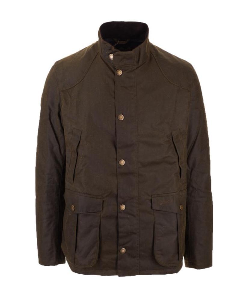BARBOUR PRESS-STUD COTTON JACKET