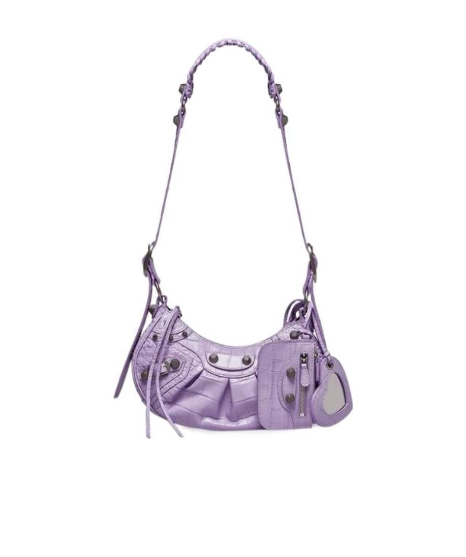 Balenciaga Le Cagole Xs Shoulder Bag In Purple