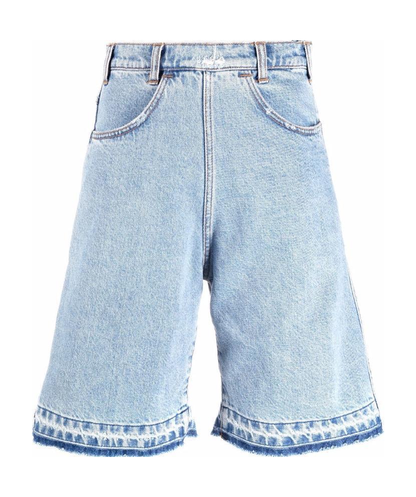 Philosophy Di Lorenzo Serafini Denim Bermuda Shorts In Blue