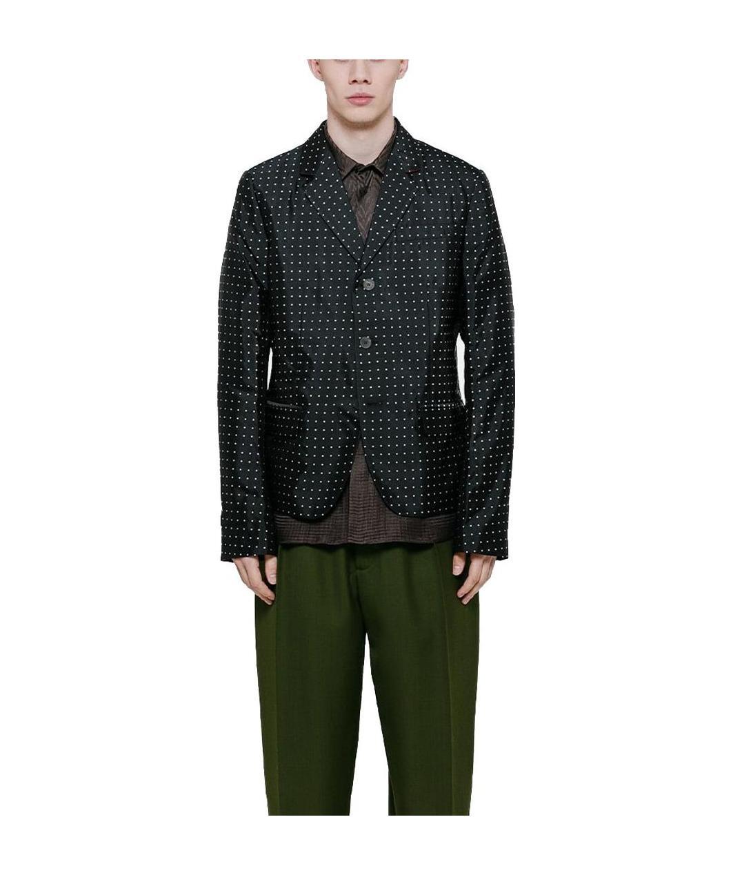 Haider Ackermann Wave Point Suit Jacket In Black