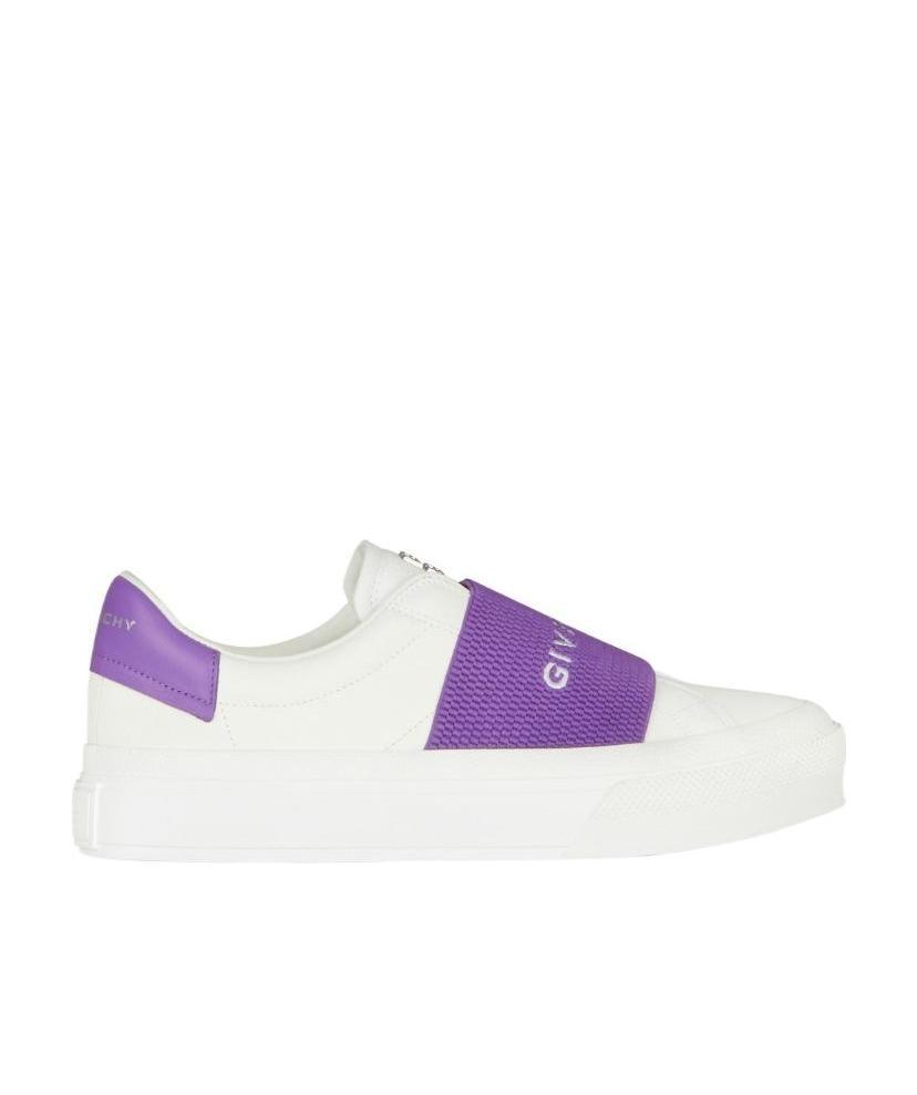 Givenchy City Sport Sneakers In Leather In White