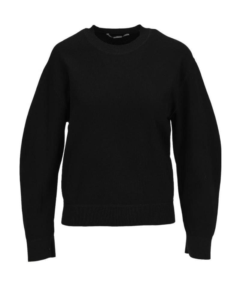 Stella Mccartney Compact-knit Jumper In Black