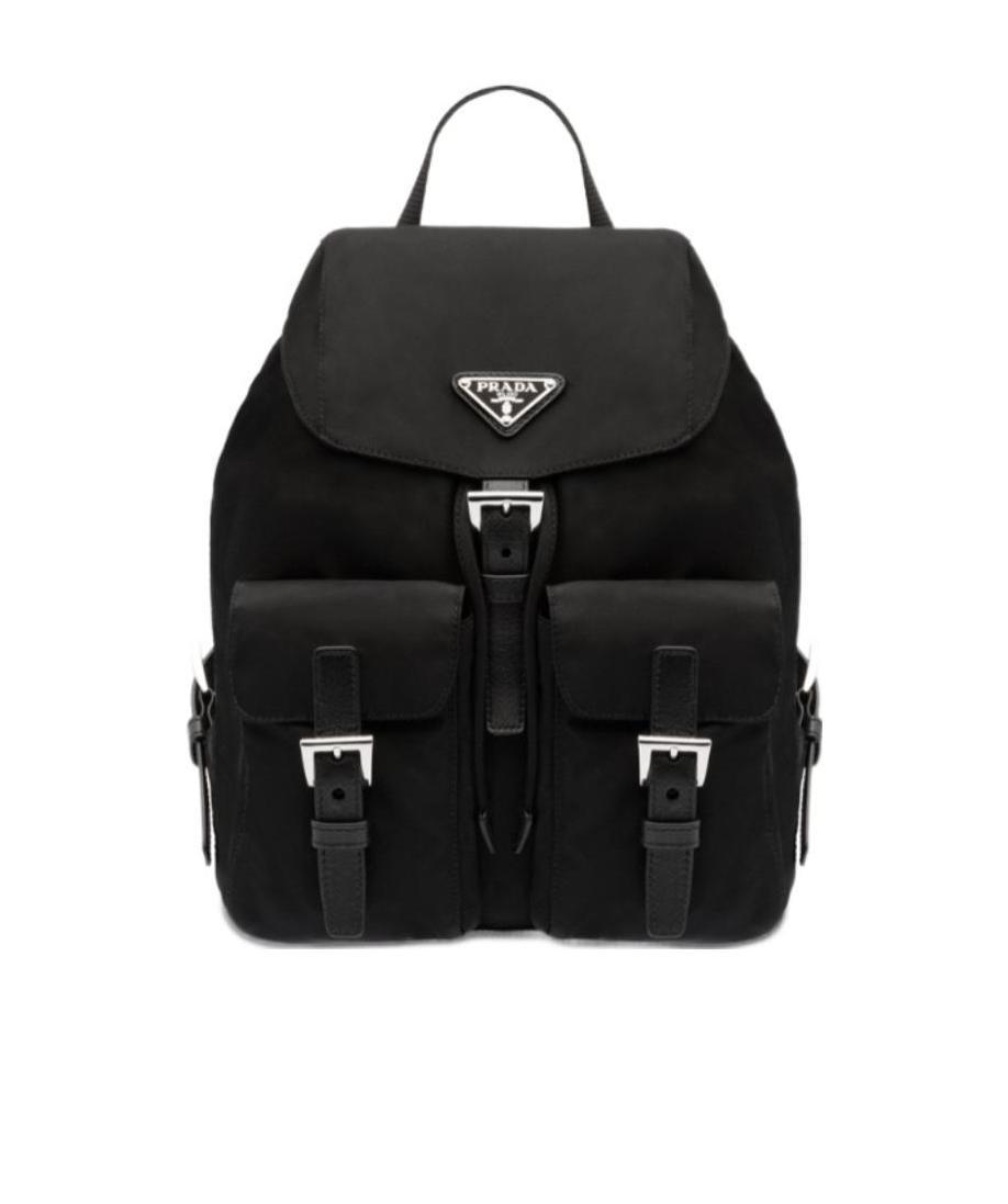 Prada Small Backpack With Adjustable Shoulder Straps In Black