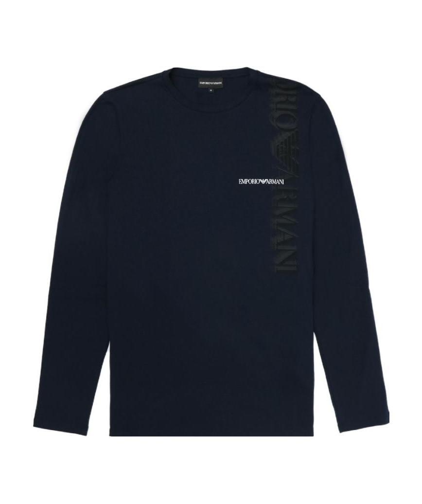 EMPORIO ARMANI LOGO LONG-SLEEVED T-SHIRT