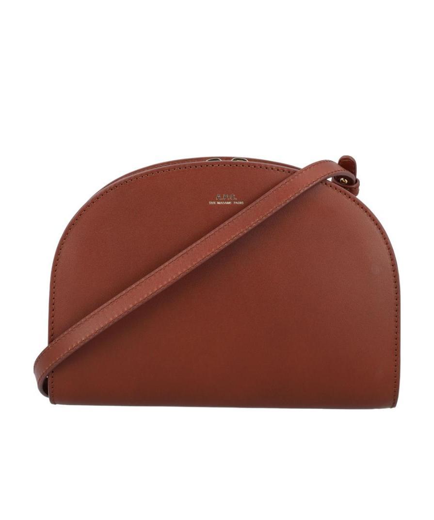 Apc Demi-lune Crossbody Bag In Brown