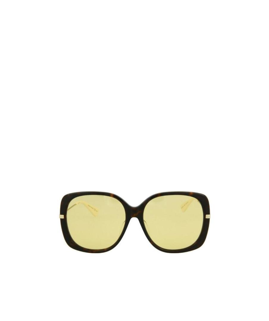 Gucci Square Sunglasses In Yellow