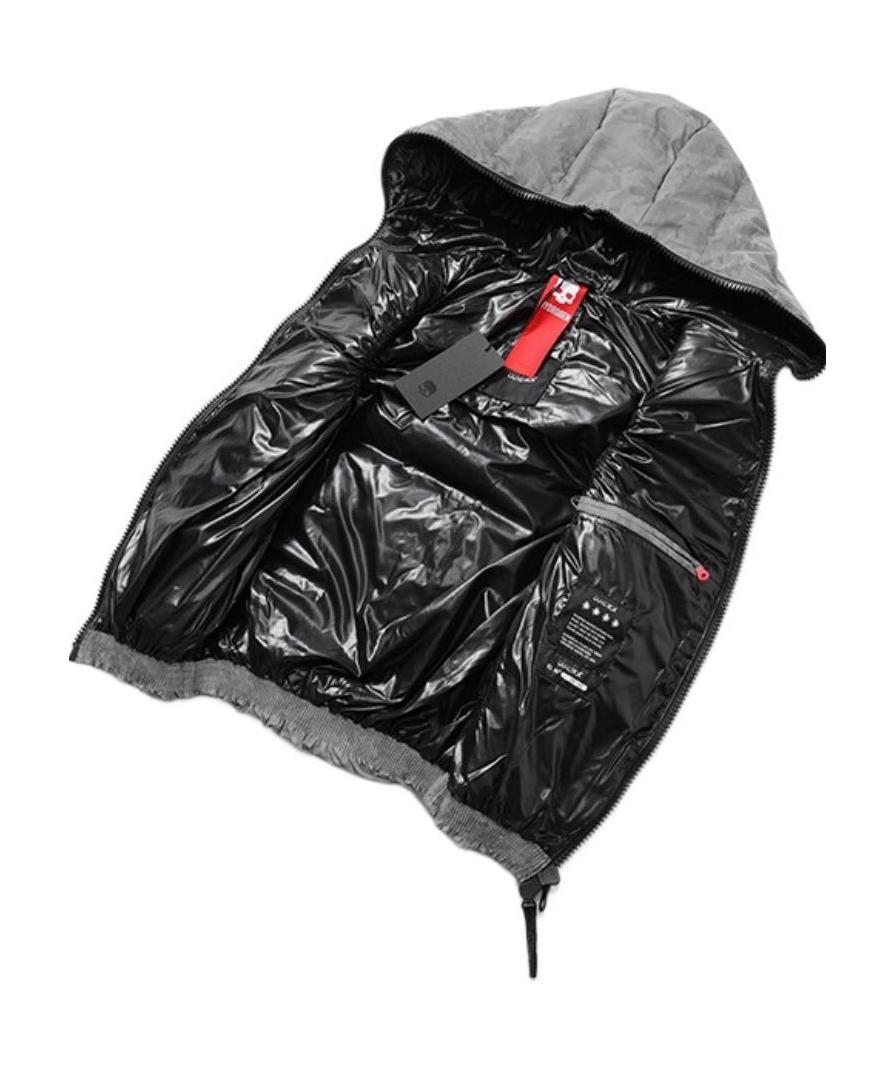 Hydrogen Logo Down Vest In Black