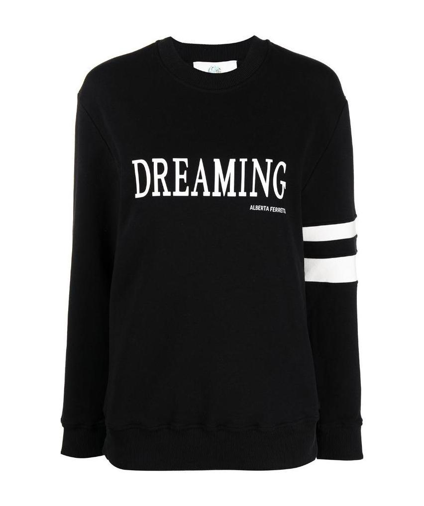 Shop Alberta Ferretti Pattern Printed Sweater In Black