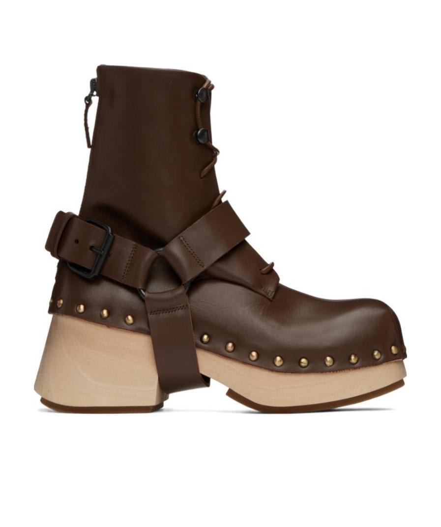 Shop Marsèll Short Riveted Boots In Black
