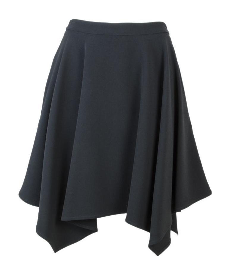 Stella Mccartney Draped Asymmetric Skirt In Black