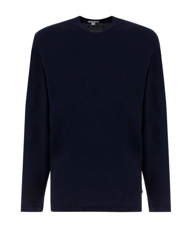 James Perse Round Neck Jumper In Black