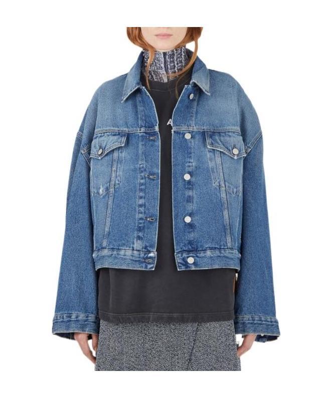 Acne Studios Shoulder Caps. In Blue