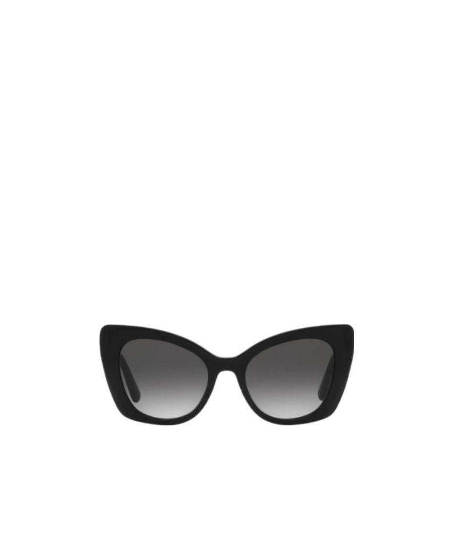 Dolce & Gabbana Dg4405 Butterfly-frame Acetate Sunglasses In Black