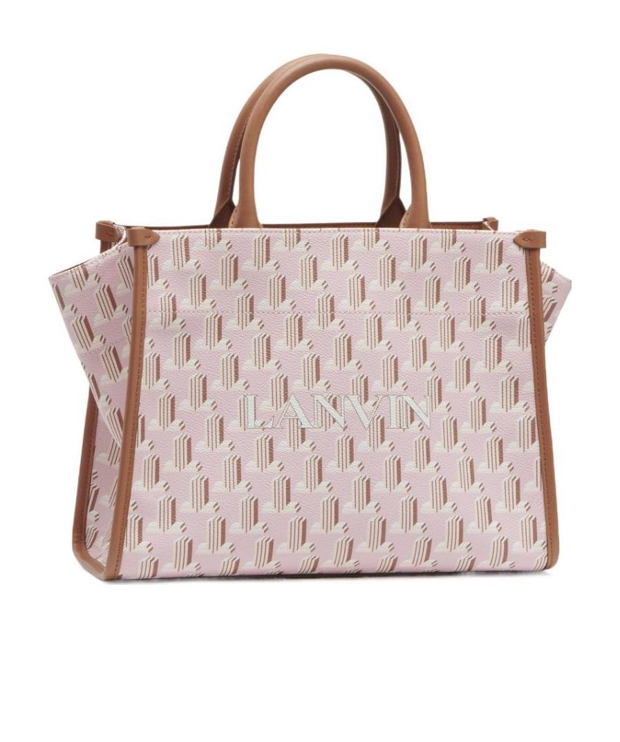 LANVIN LOGO-PRINT TOTE BAG 