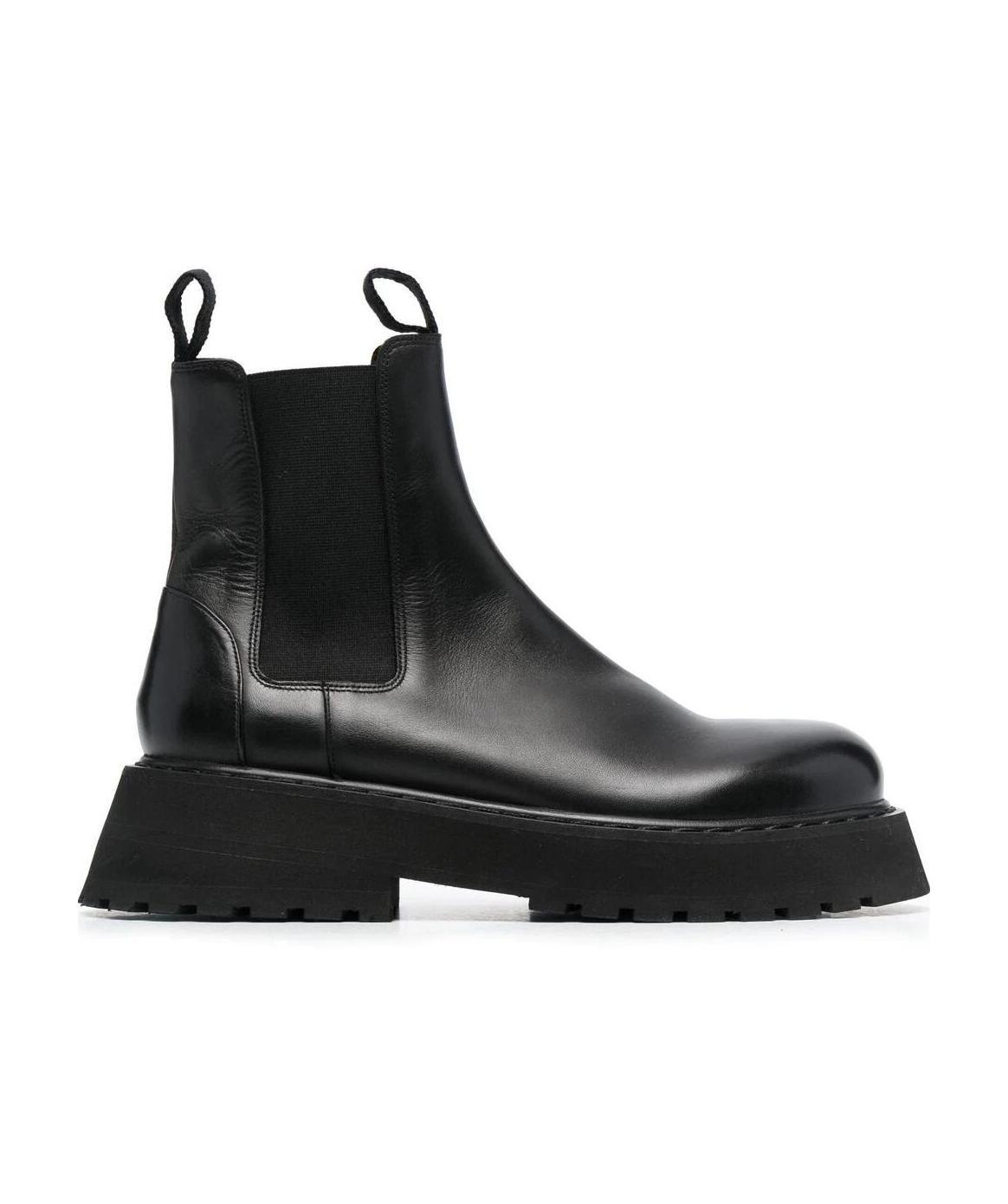 Marsèll Micarro Lug-sole Chelsea Boots In Black