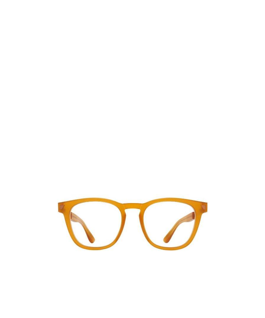 Mykita X Maison Margiela Round-frame Glasses In Orange