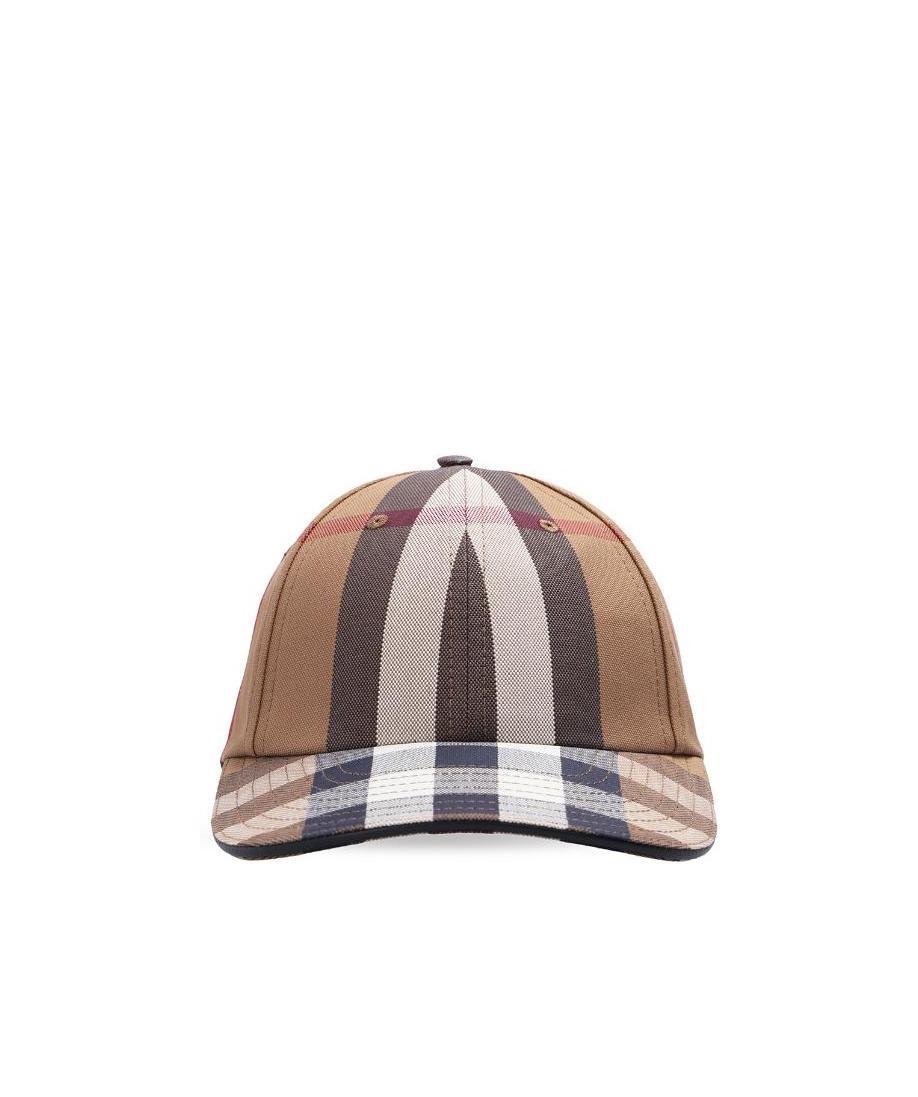 Burberry Check-print Baseball Cap In Multicolor