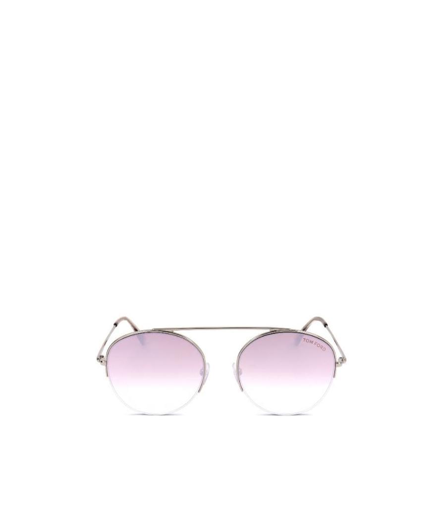 Tom Ford Round-frame Gradient Sunglasses In Pink