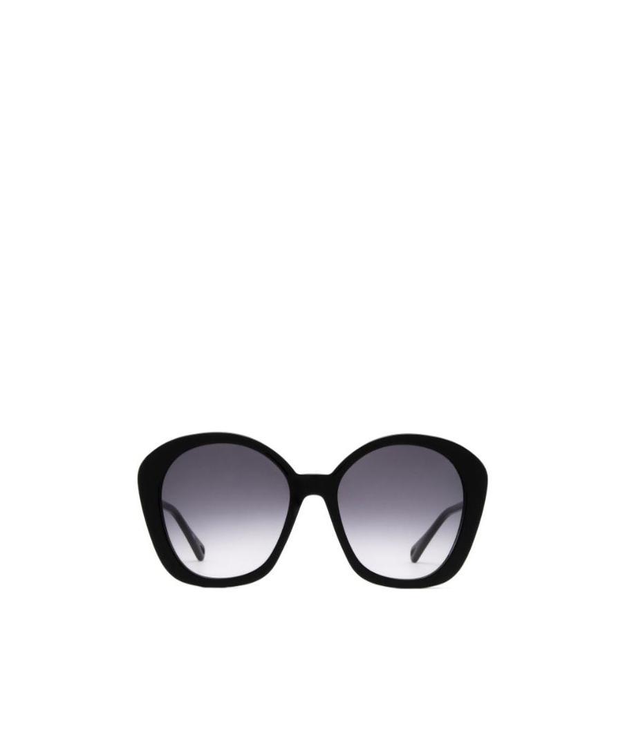 Chloé Oversize Frame Sunglasses In Black