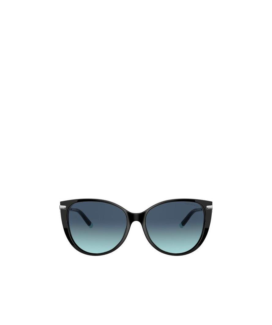 Tiffany & Co 57mm Gradient Cat Eye Sunglasses In Blue