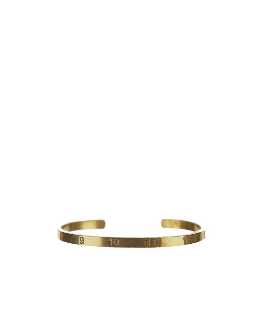 Maison Margiela Numbers-detail Cuff Bracelet In Green