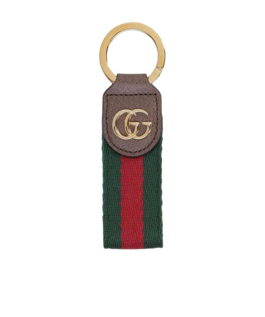 Gucci Ophidia Key Ring In Green