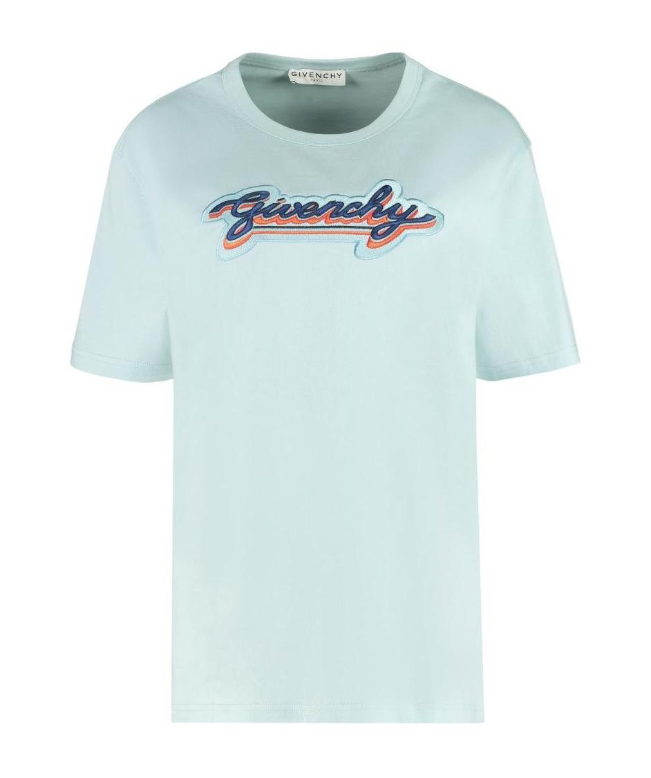 Givenchy Embroidered Logo T-shirt In White