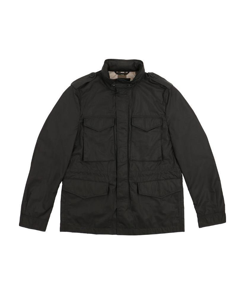 Burberry Long-sleeved Casual Jacket In Black