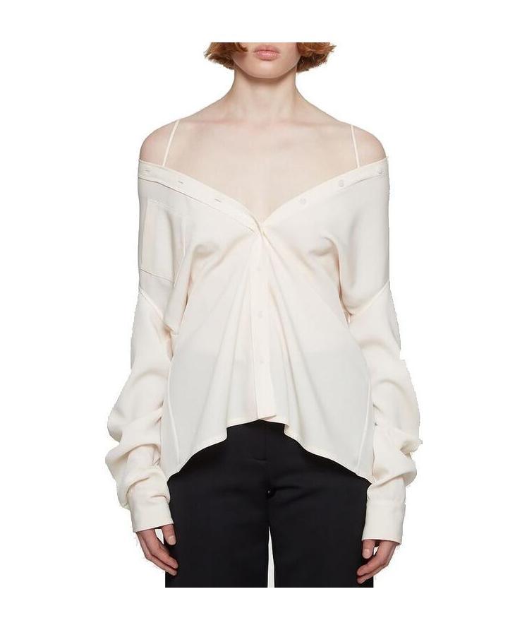 Maison Margiela Classic Plain Shirt In White